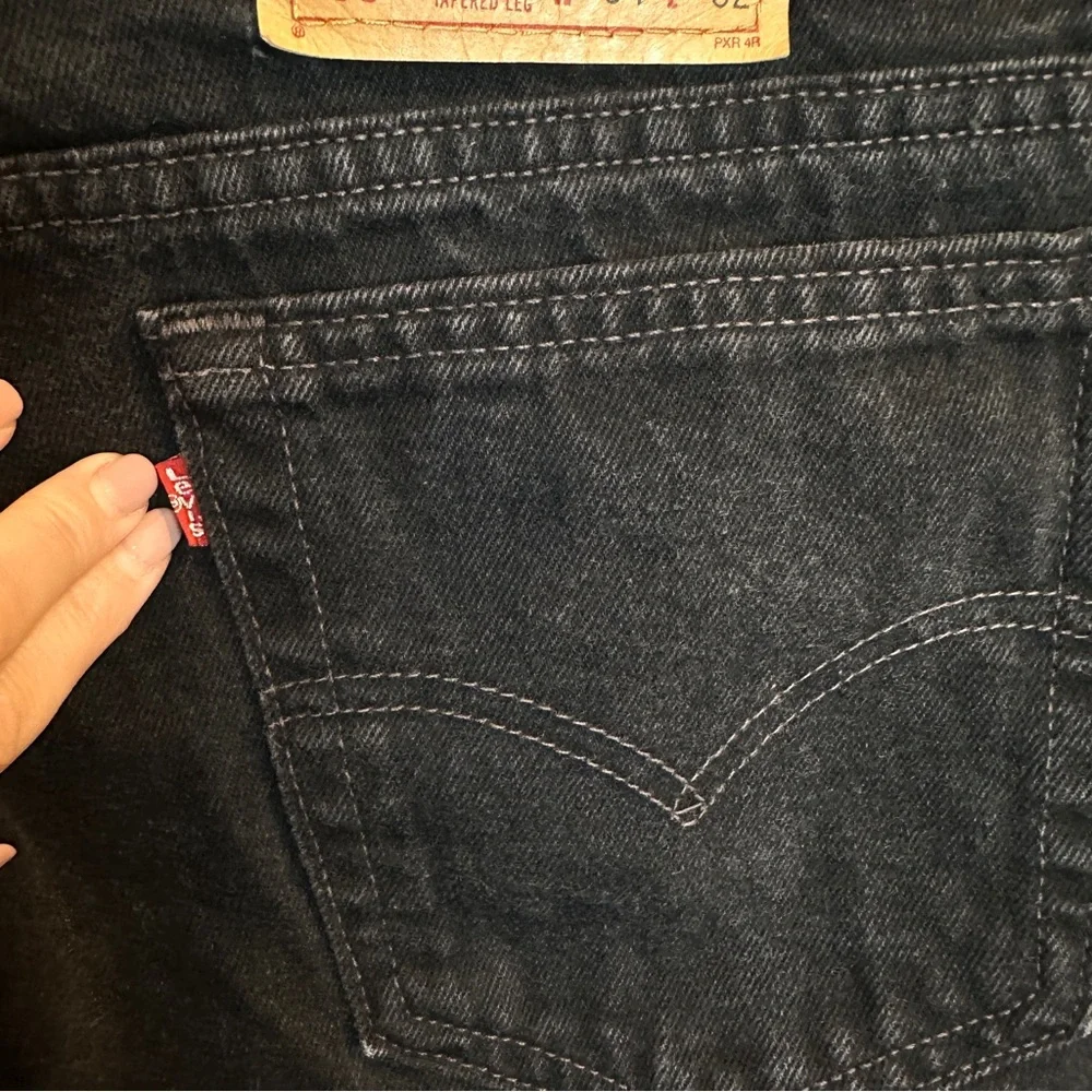 Levi's 560 Mom Jean Vintage 98 Black Jeans‎  made in USA 34